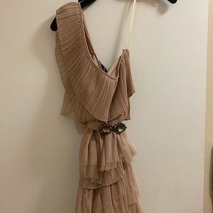 BCBG Ruffle Belted Dress